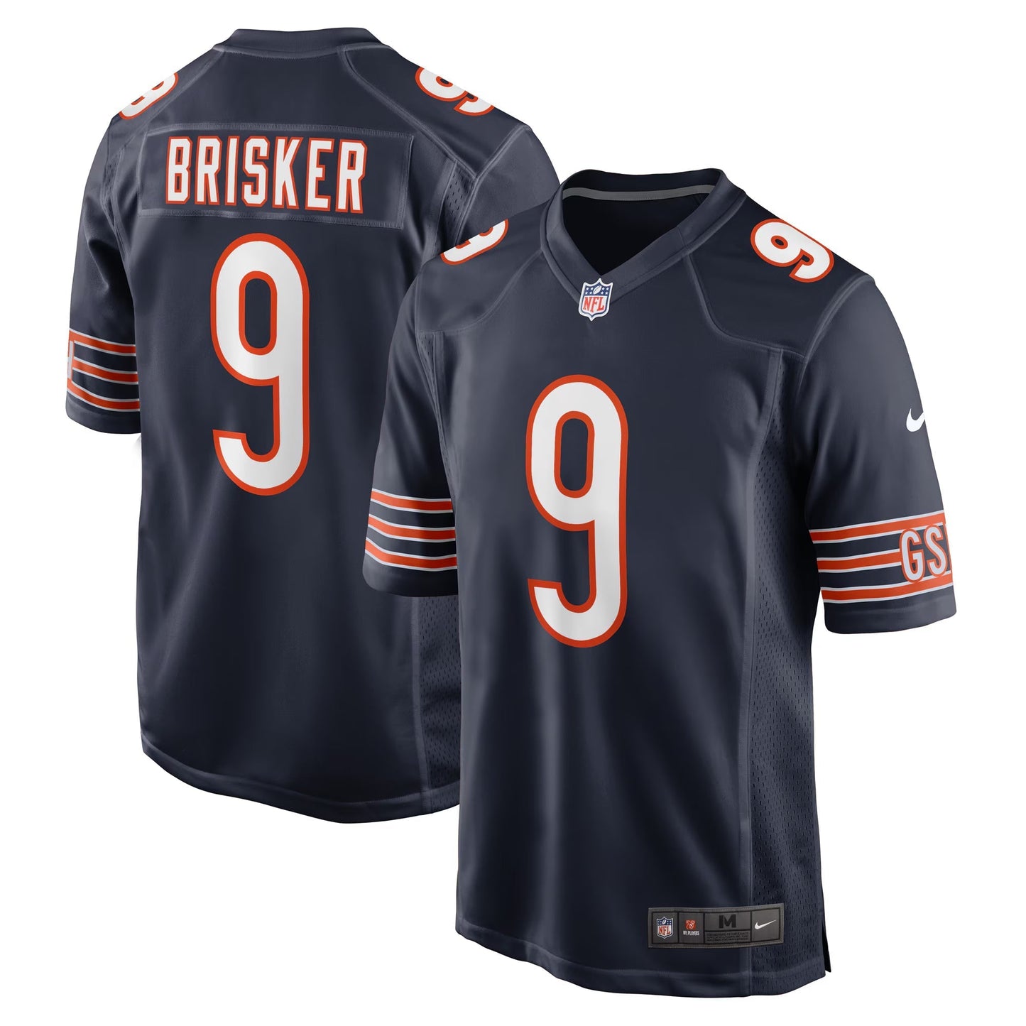 Chicago Bears Jaquan Brisker Navy Game Player Jersey