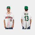 #13 ALAN TREJO MEXICO BASEBALL 2023 WORLD BASEBALL CLASSIC JERSEY C WHITE  Stitches Baseball Jerseys