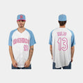 #13 ALAN TREJO MEXICO BASEBALL 2023 WORLD BASEBALL CLASSIC JERSEY C WHITE BLUE Stitches Baseball Jerseys