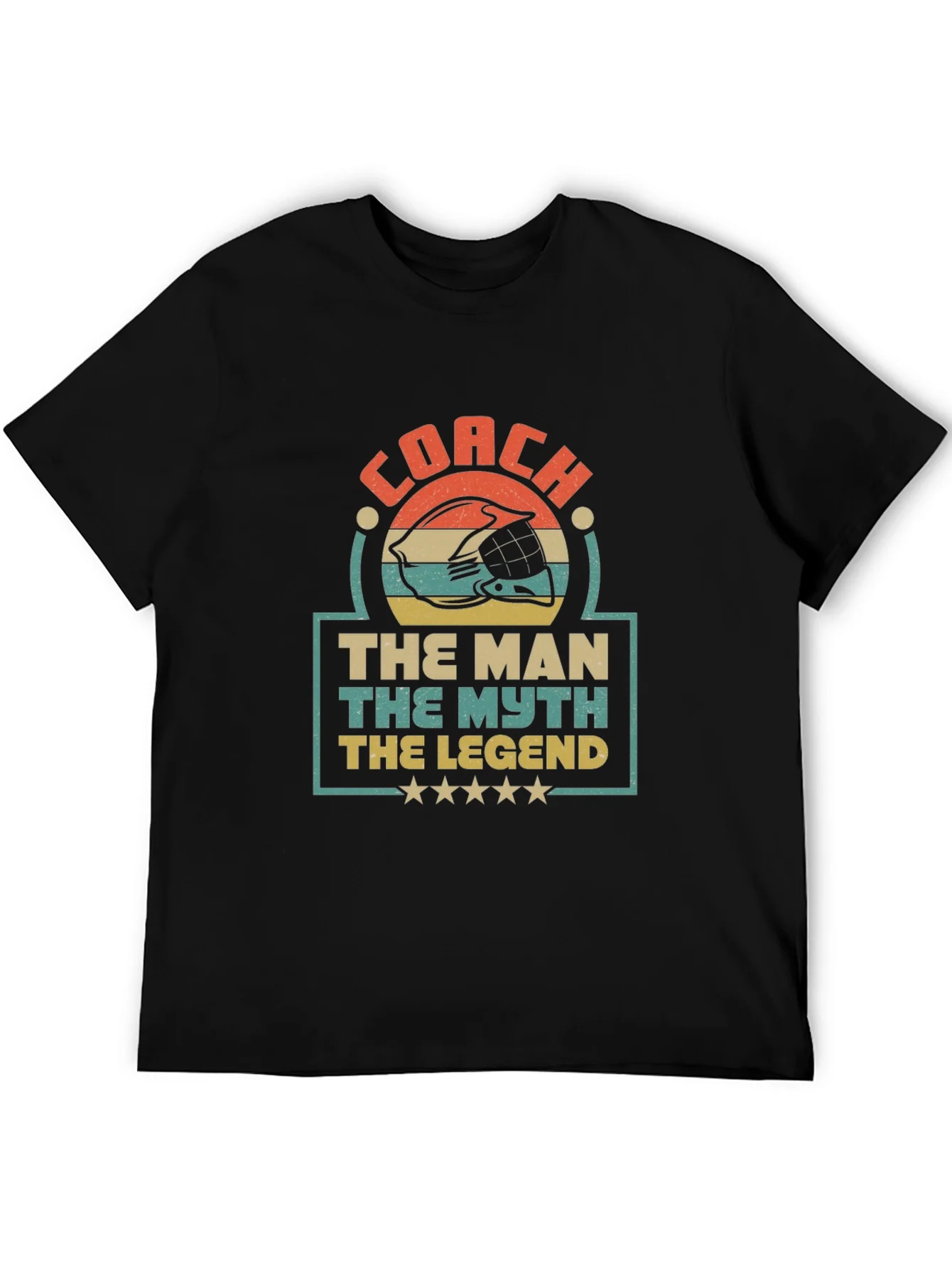Coach The Man The Myth The Legend Graphic T-Shirt