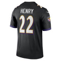 B.Ravens #22 Derrick Henry Black Alternate Legend Stitched American Football Jerseys