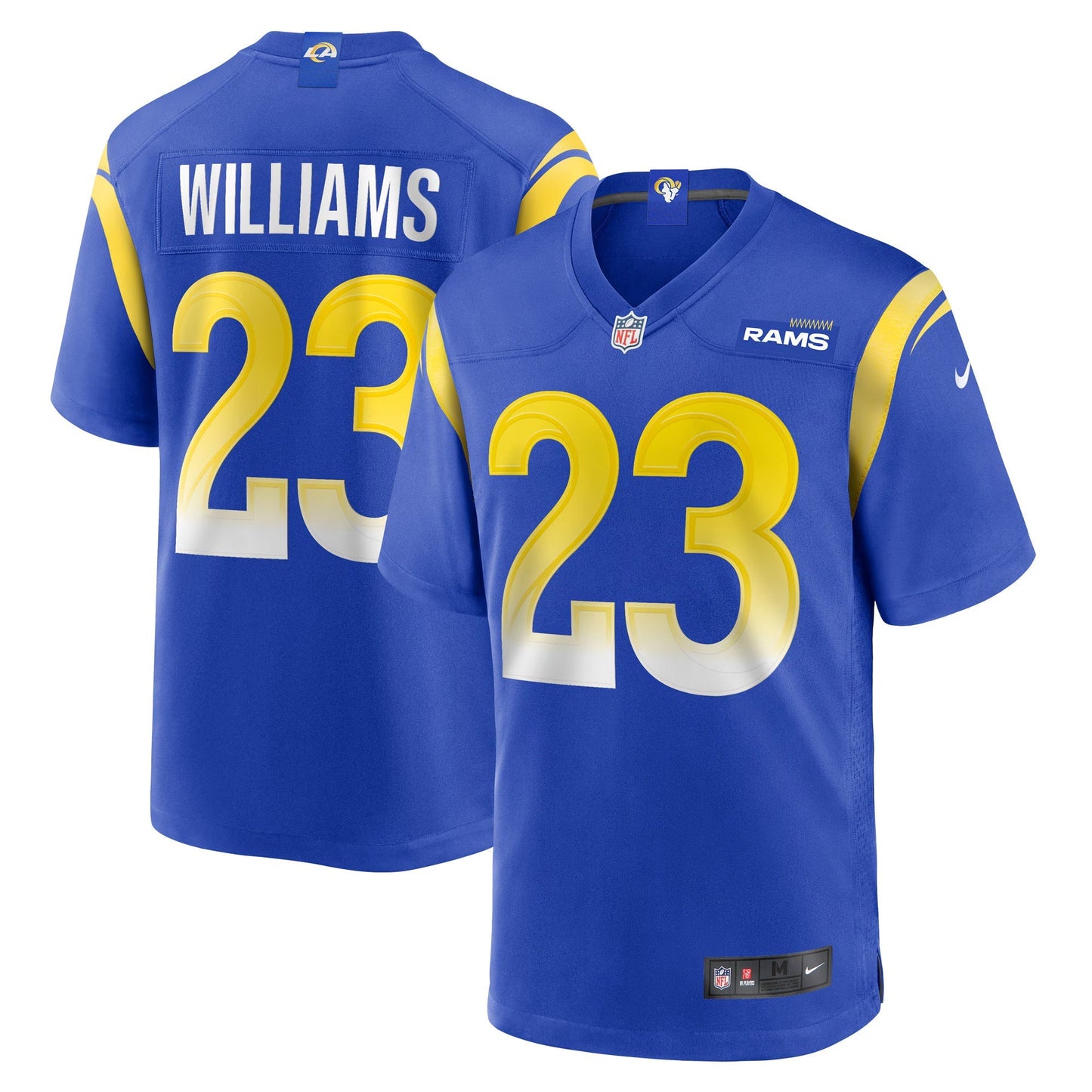 Los Angeles Rams Kyren Williams Royal Game Player Jersey