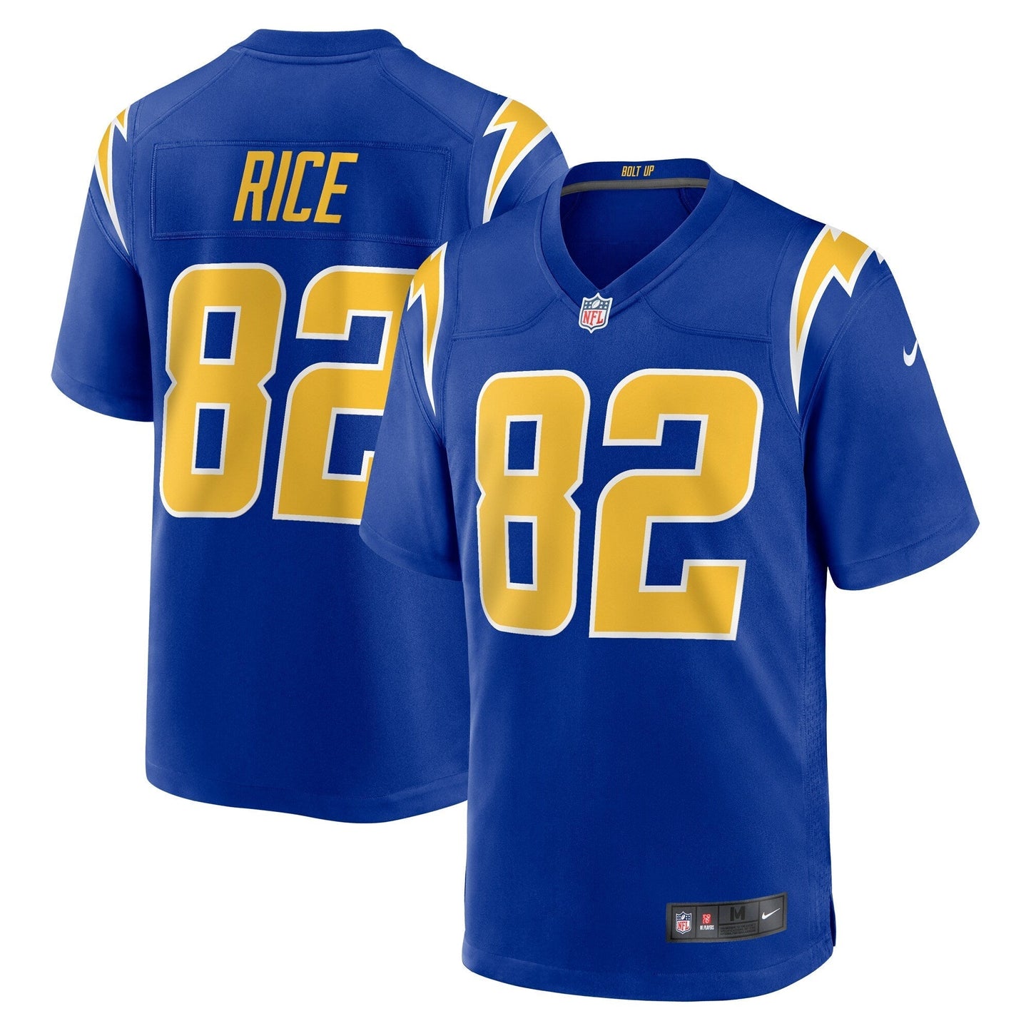 Los Angeles Chargers Brenden Rice Royal 2nd Alternate Game Player Jersey