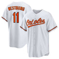 Baltimore Orioles #11 Jordan Westburg Home Replica Jersey - White Stitched Baseball Jersey