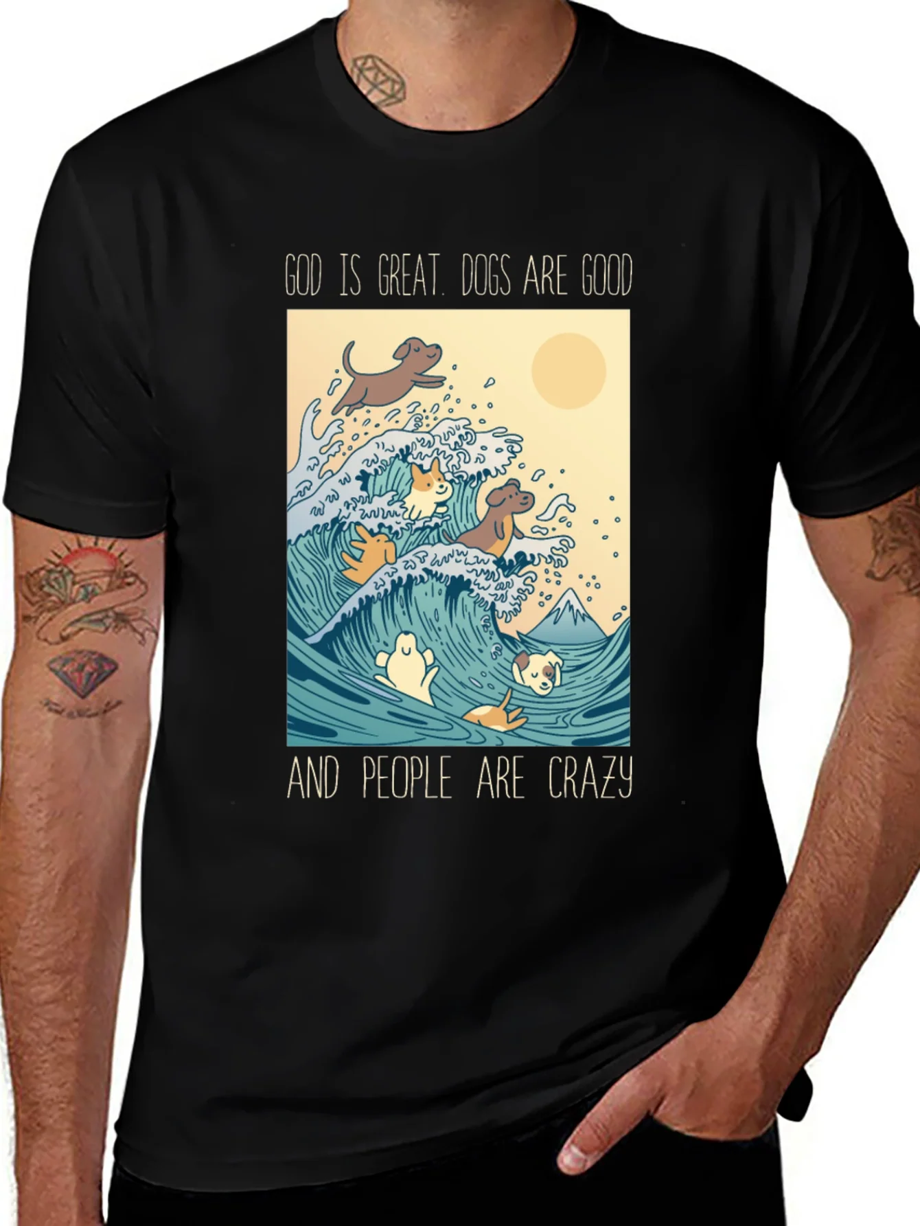 God is Great Dogs are Good T-Shirt
