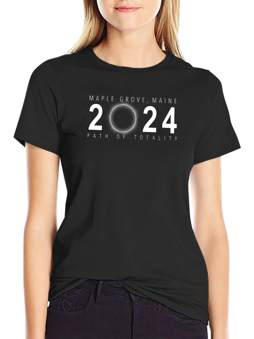 Maple Grove Maine 2024 Eclipse T-Shirt