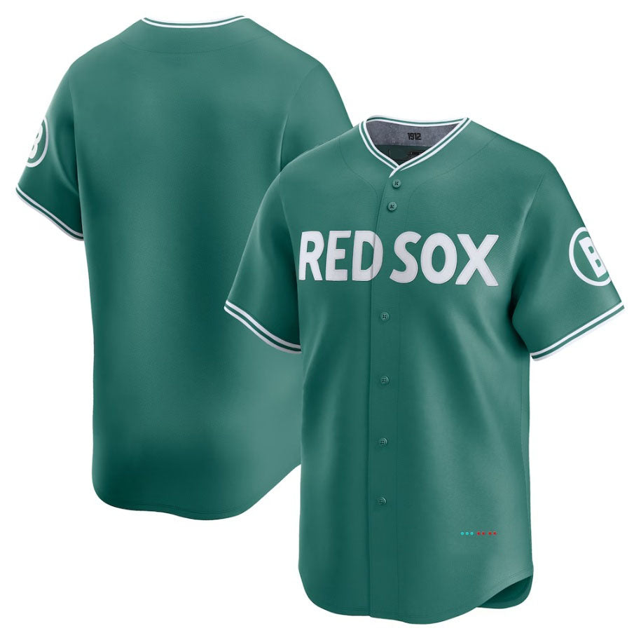Boston Red Sox 2025 City Connect Limited Jersey - Green Stitched Baseball Jersey