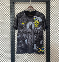 Brazil Rio De Janeiro Edition Retro Jersey - Black