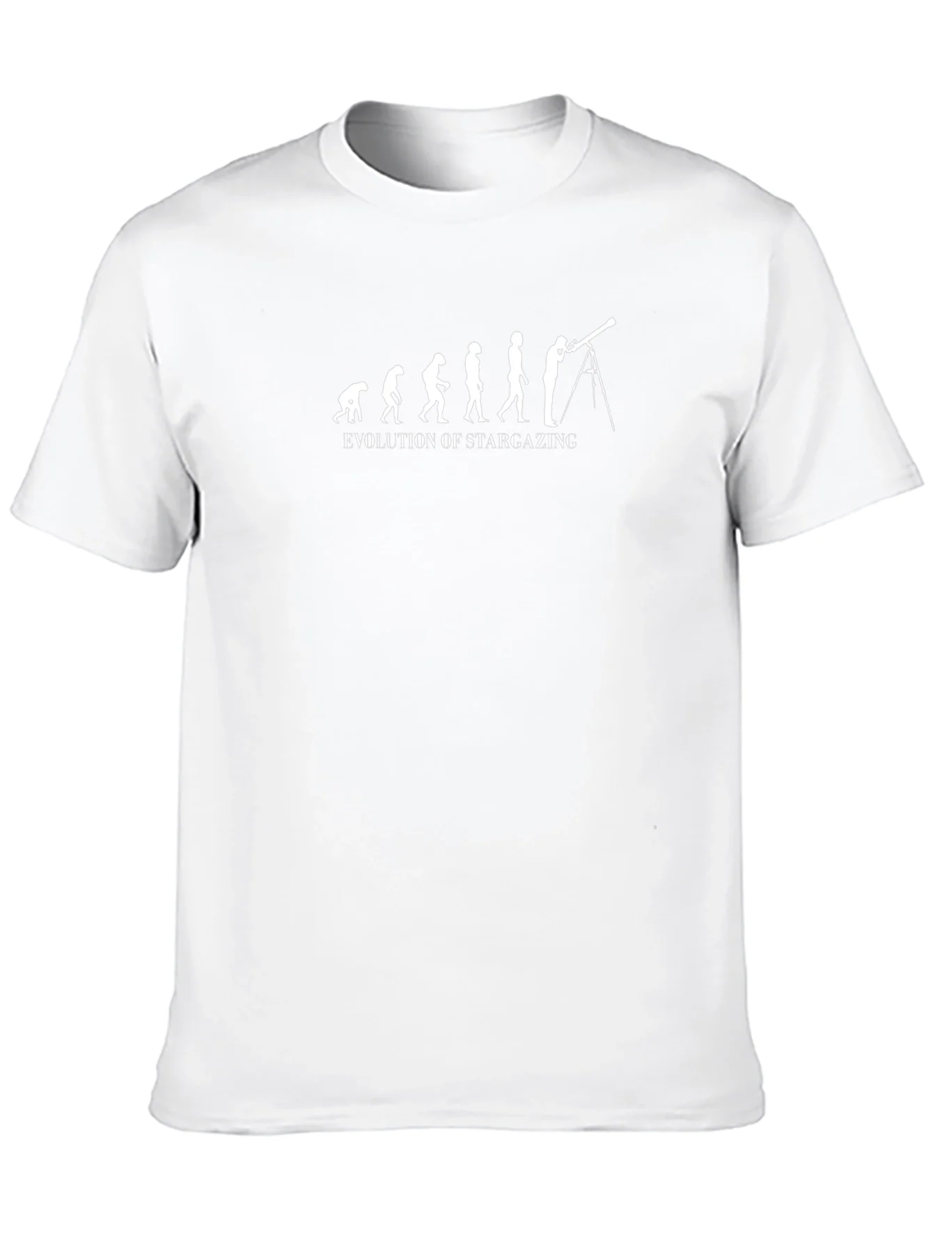 Evolution of Stargazing Graphic T-Shirt