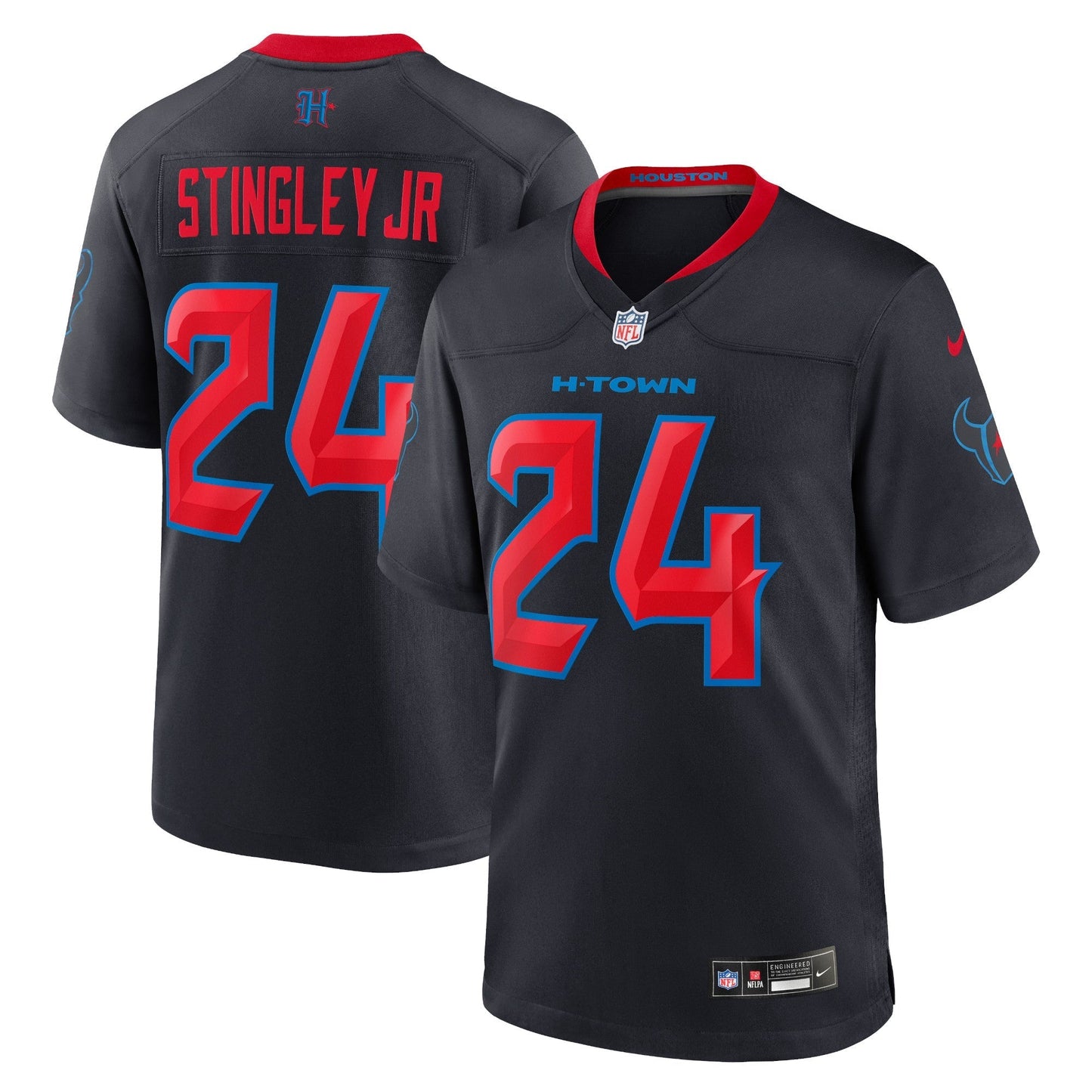 Houston Texans Derek Stingley Jr. Navy 2nd Alternate Game Jersey