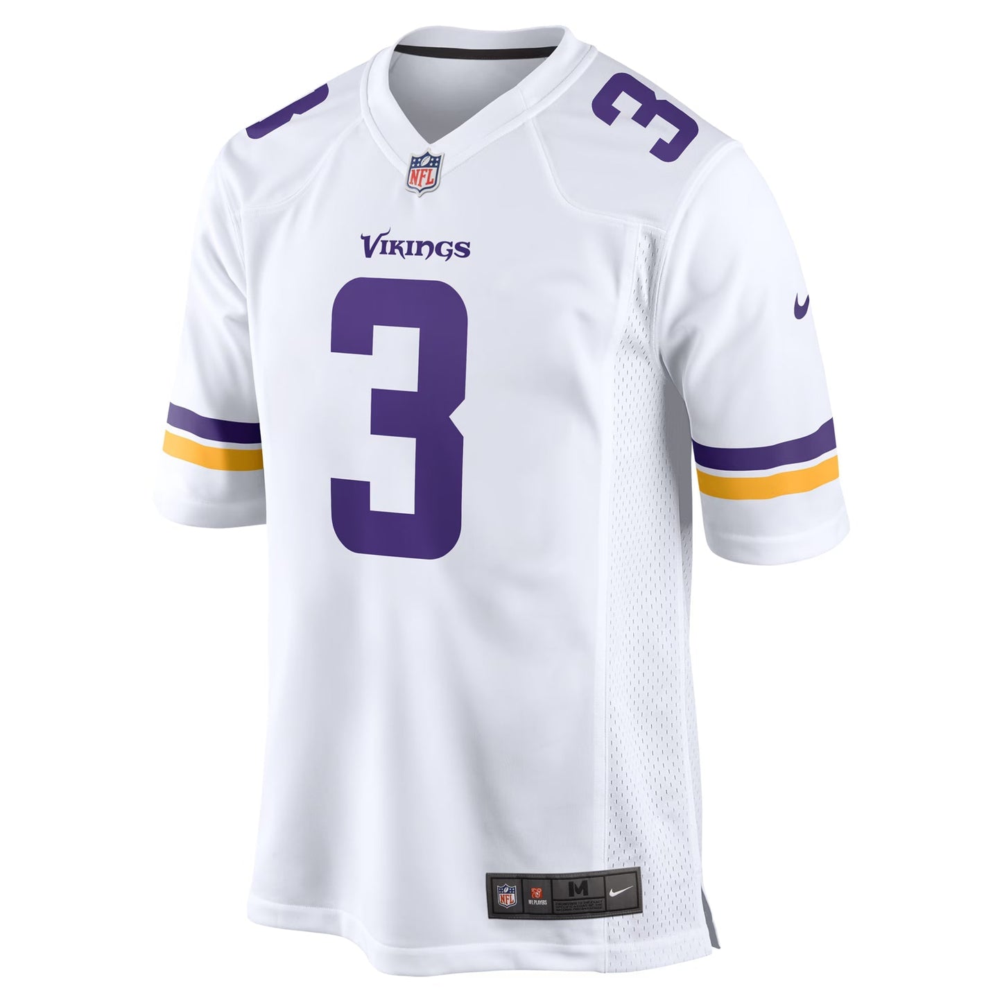 Minnesota Vikings Jordan Addison White Away Game Jersey