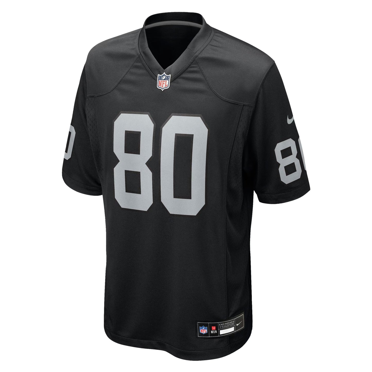 Las Vegas Raiders Ian Thomas Black Team Game Jersey