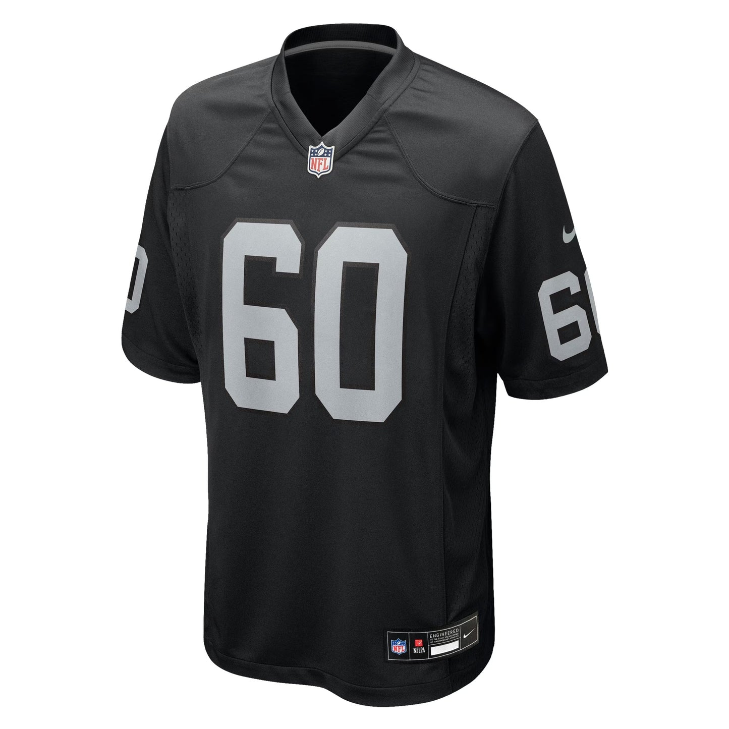 Las Vegas Raiders Charles Grant Black Team Game Jersey