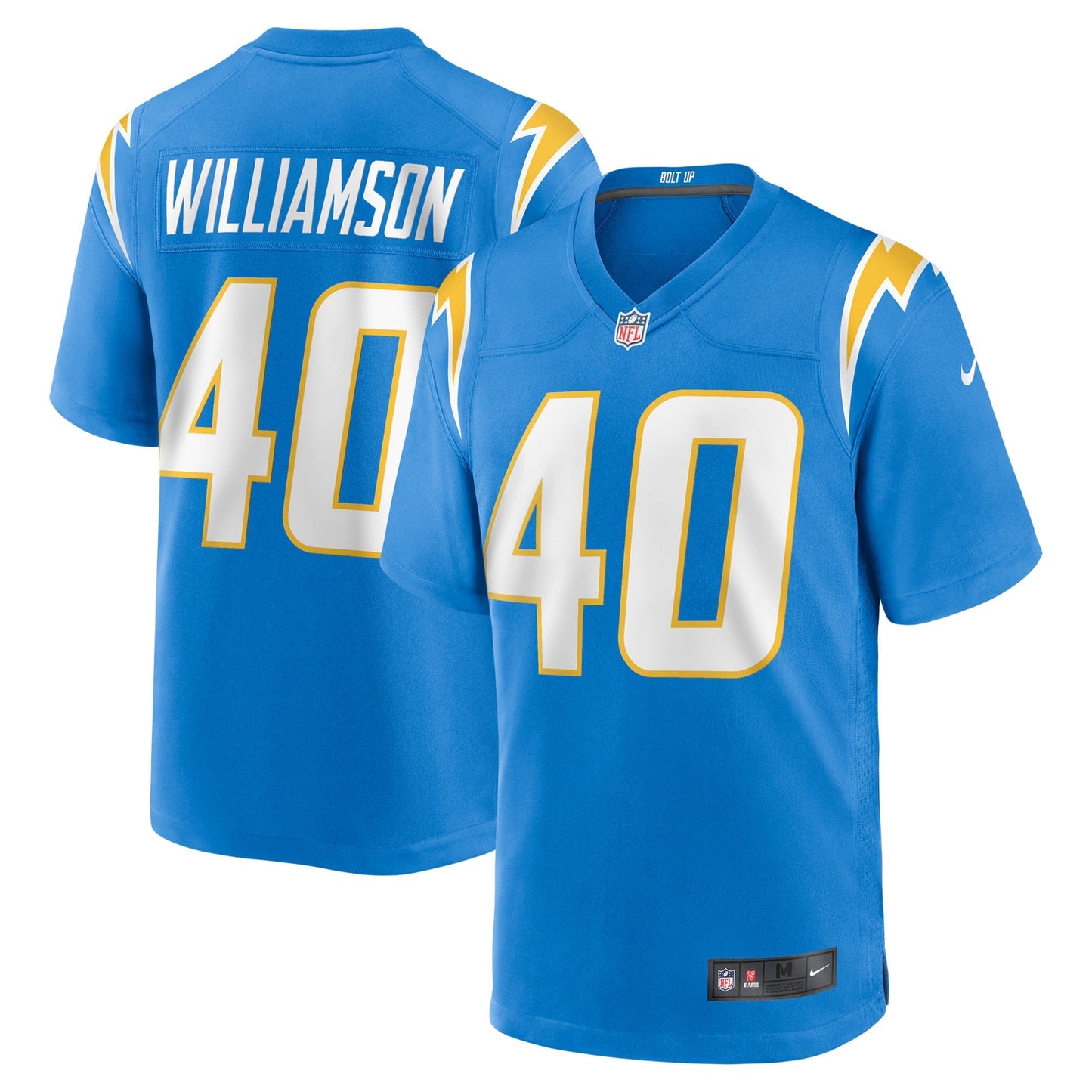 Los Angeles Chargers Kendall Williamson Powder Blue Team Game Jersey
