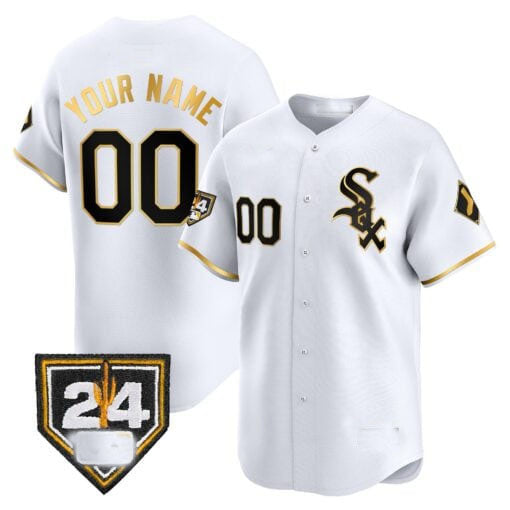 Custom Chicago White Sox 2024 Spring Training Patch Vapor Premier LimitedC All Stitched Baseball Jersey