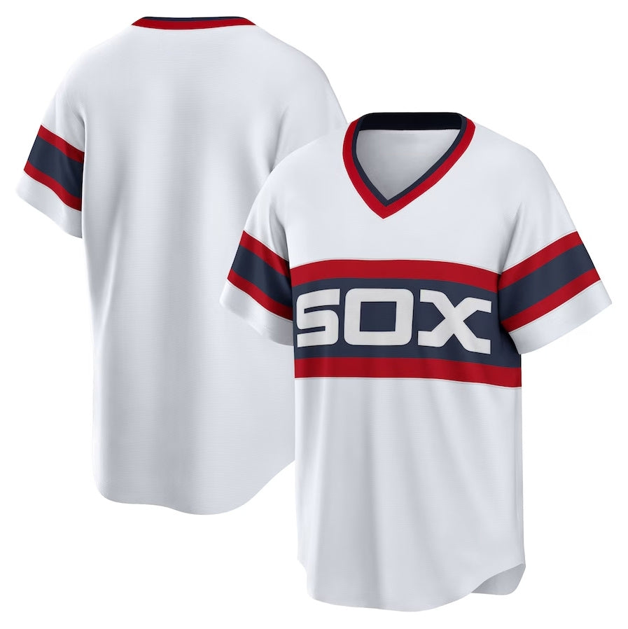 Chicago White Sox Home Replica Team Jersey - White Stitched Baseball Jersey