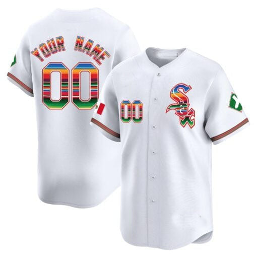 Custom Chicago White Sox Mexico Vapor Premier Limited V2 C All Stitched Baseball Jersey