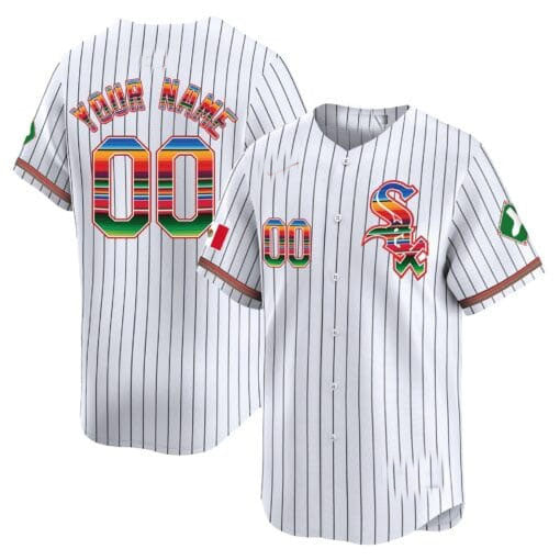Custom Chicago White Sox Mexico Vapor Premier Limited V2 C All Stitched Baseball Jersey