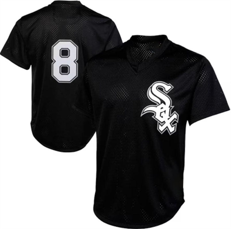 Chicago White Sox #8 Bo Jackson Black  1993 Authentic Cooperstown Collection Batting Practice Jersey Baseball Jerseys