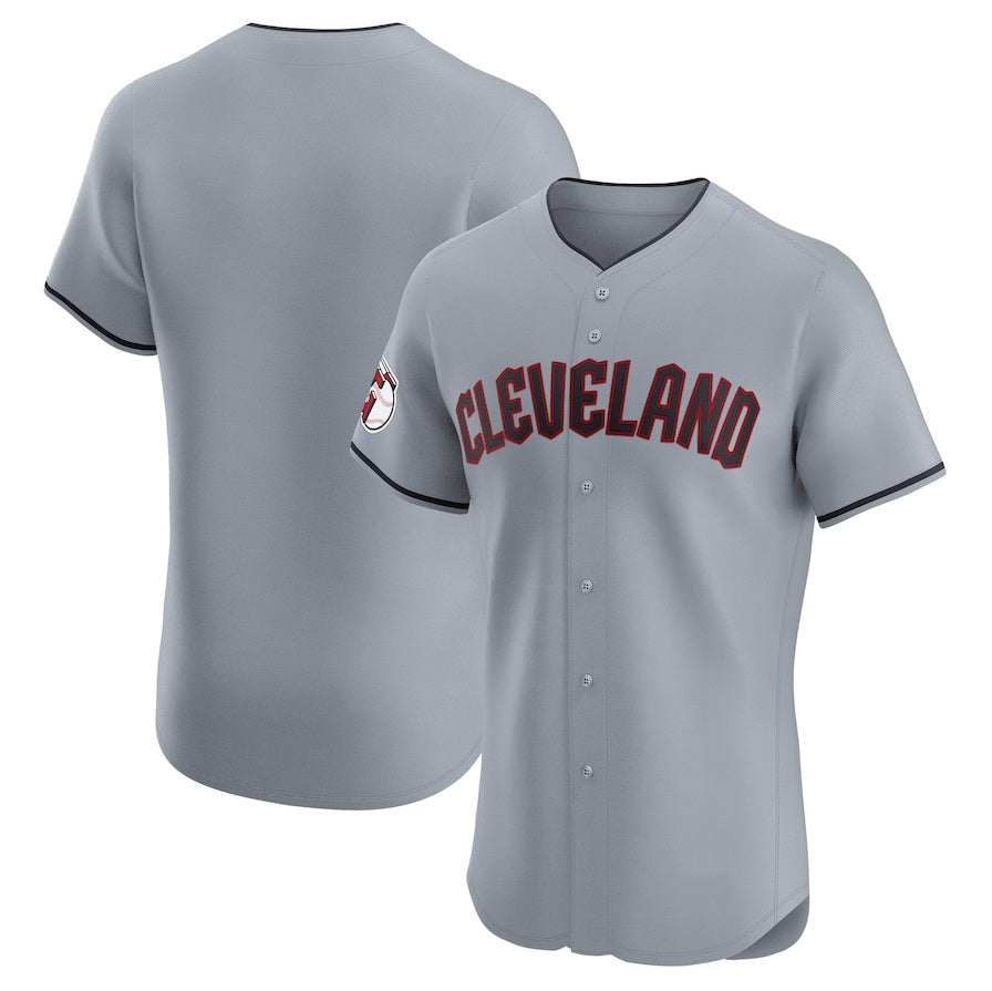 Cleveland Guardians Alternate Vapor Premier Elite Patch Jersey - Gray American Football Jerseys