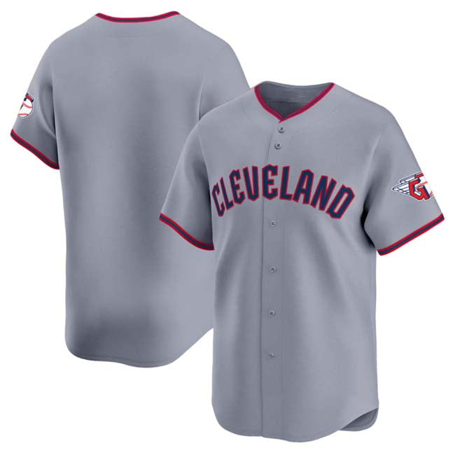 Cleveland Guardians Blank Gray 2025 Alternate Limited Stitched Baseball Jersey