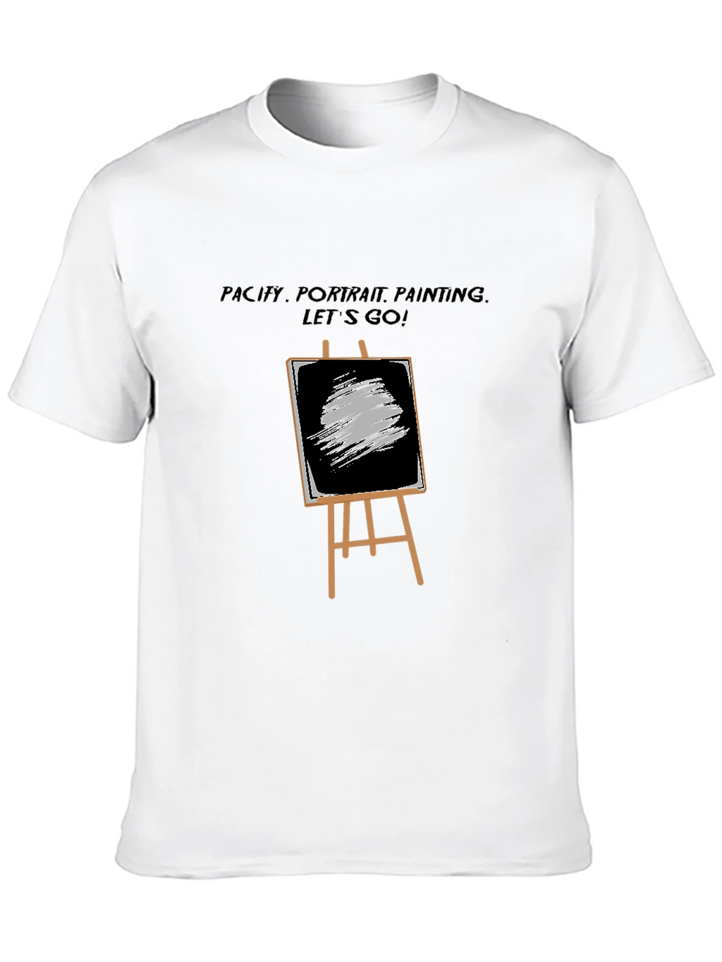 Painters Easel T-Shirt - Artistic Design