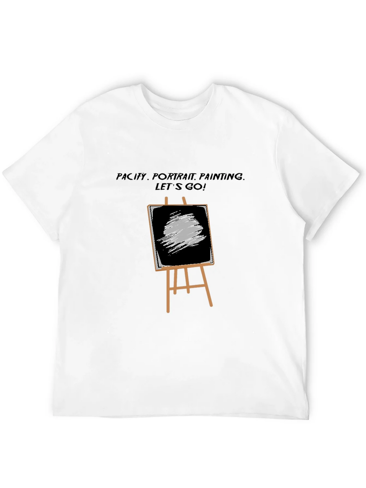 Painters Easel T-Shirt - Artistic Design