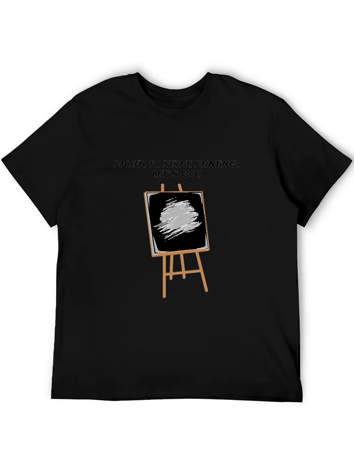 Painters Easel T-Shirt - Artistic Design