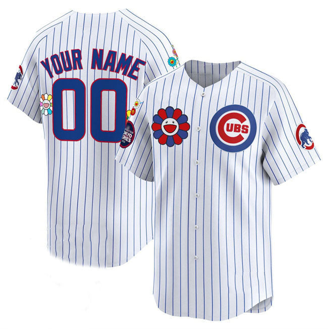 Custom Chicago Cubs ACTIVE PLAYER White 2025 Tokyo Series Limited Stitched Baseball Jersey