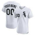 Custom Chicago White Sox Home Elite Jersey C White Stitched Baseball Jersey