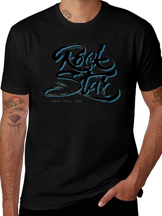 Rock Star Heavy Metal Core Graphic Tee