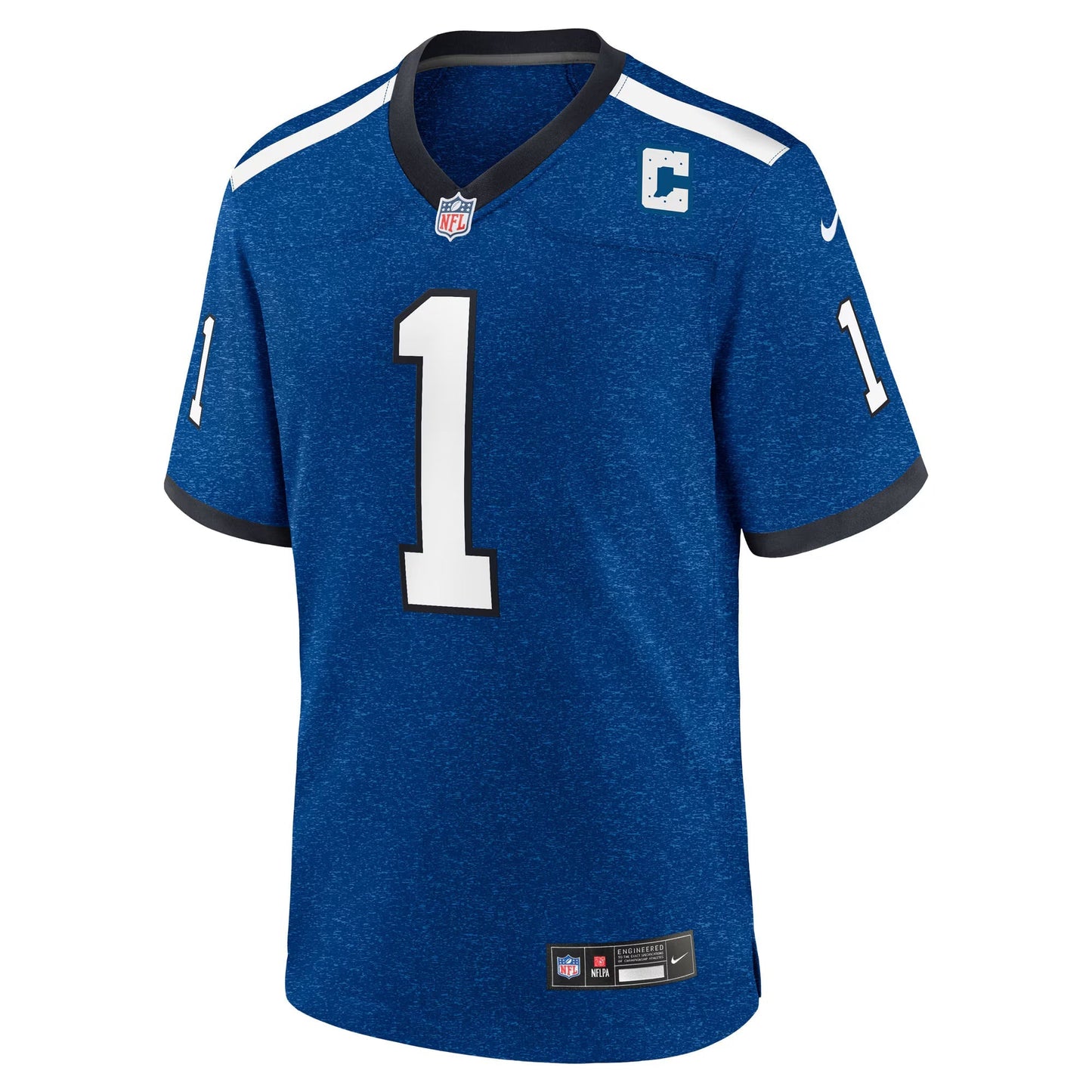 Indianapolis Colts Ahmad Sauce Gardner Heather Royal Alternate 2 Indiana Nights Game Jersey