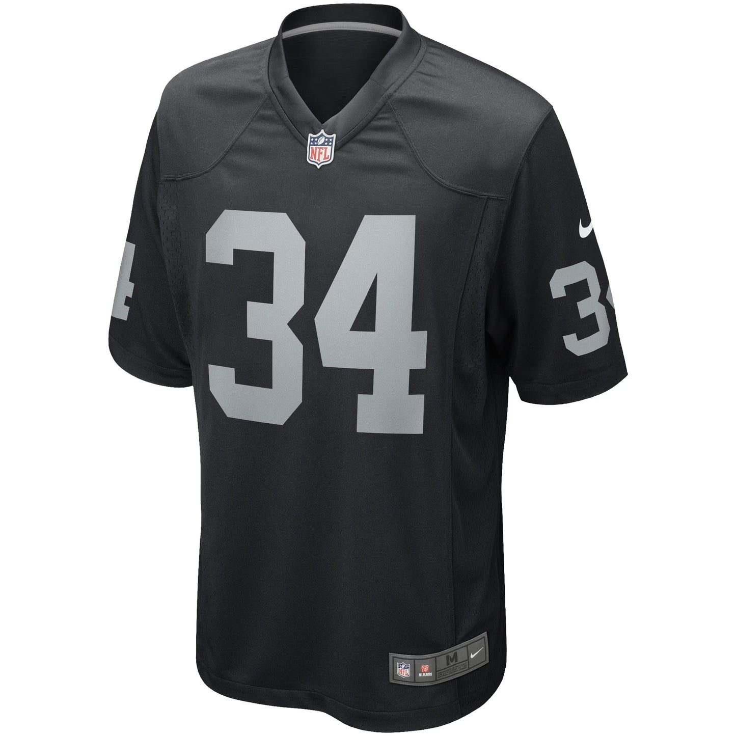 Las Vegas Raiders Bo Jackson Black Game Retired Player Jersey