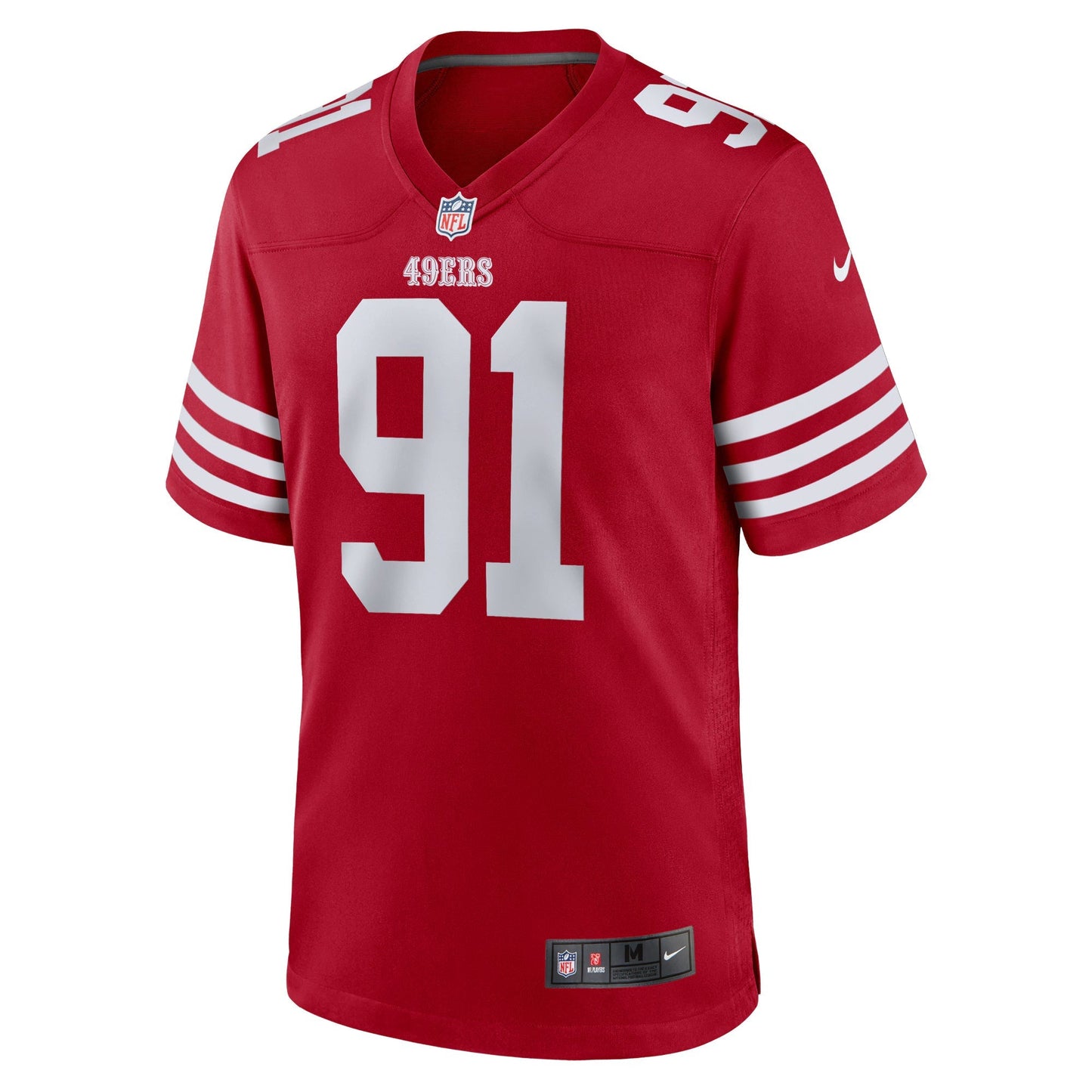 San Francisco 49ers Earnest Brown IV Scarlet Team Game Jersey