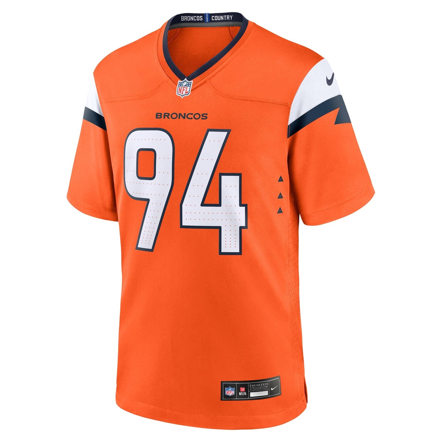 Denver Broncos Jordan Jackson Orange Team Game Jersey