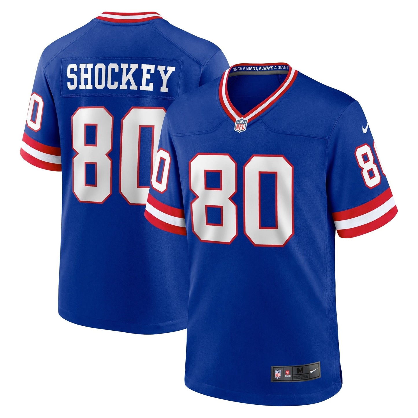 New York Giants Jeremy Shockey Royal Retired Player Alternate Game Jersey