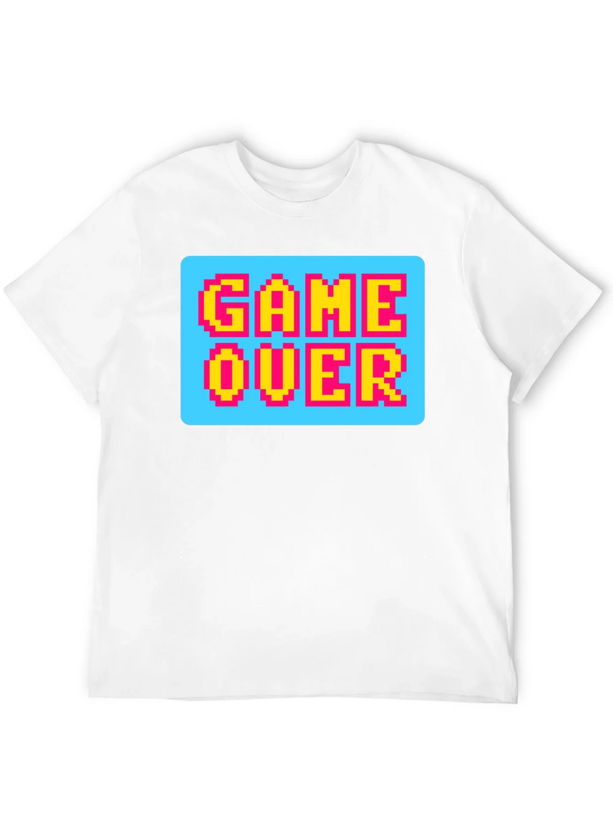 Game Over Pixel Art T-Shirt - Retro Gaming Style