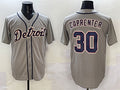 Detroit Tigers #30 Kerry Carpenter Grey Cool Base Stitched Baseball Jersey