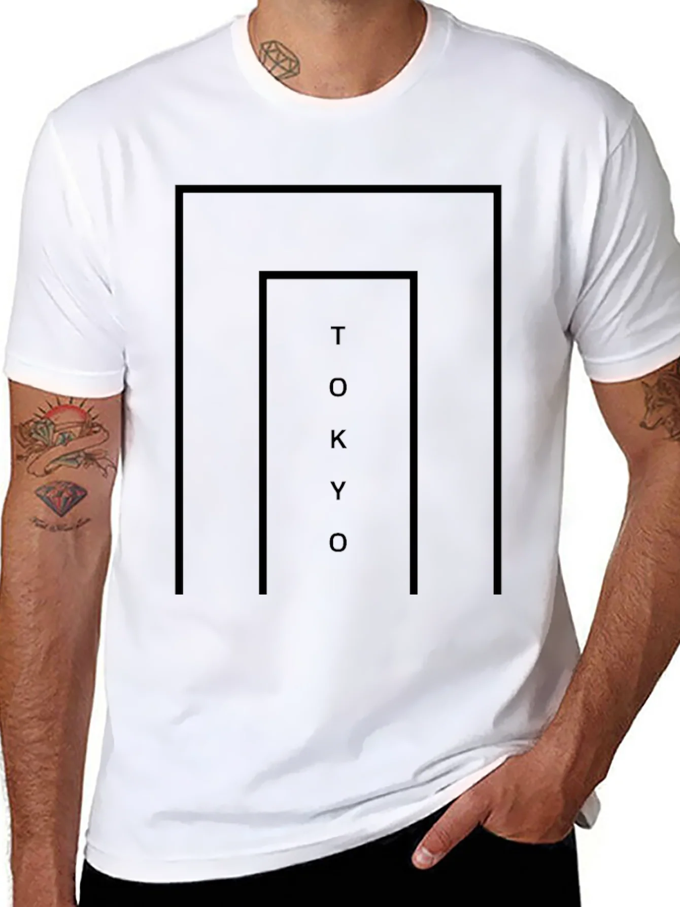 Tokyo Graphic Black Tee