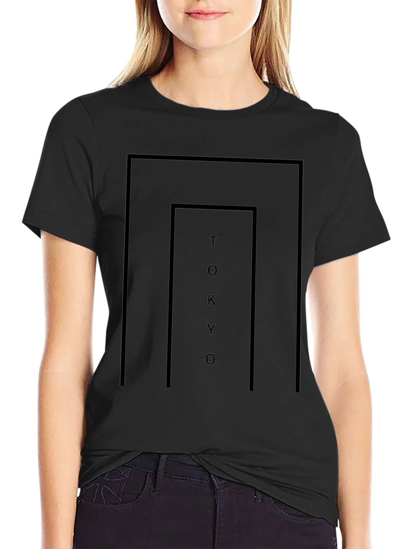 Tokyo Graphic Black Tee