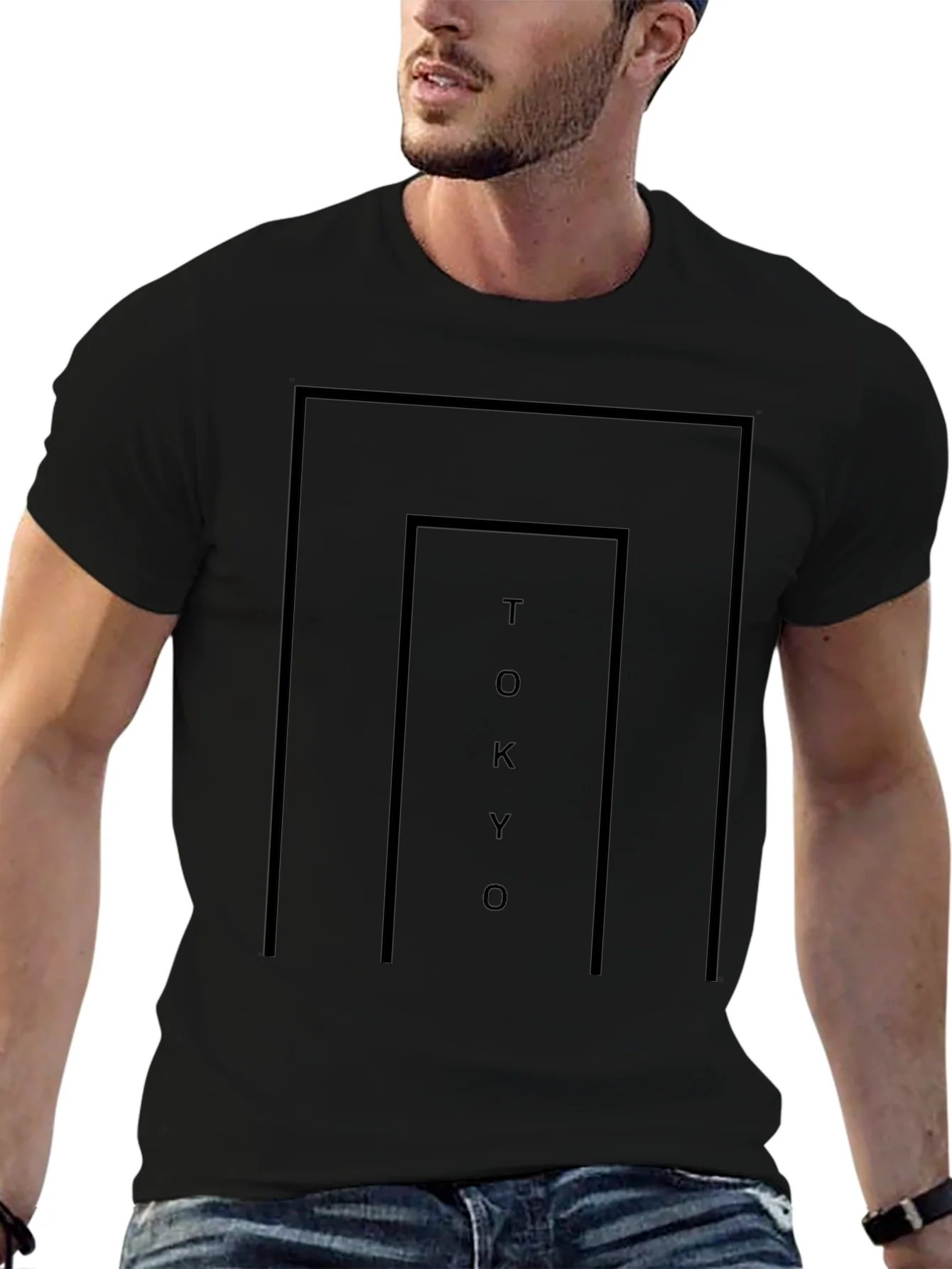 Tokyo Graphic Black Tee