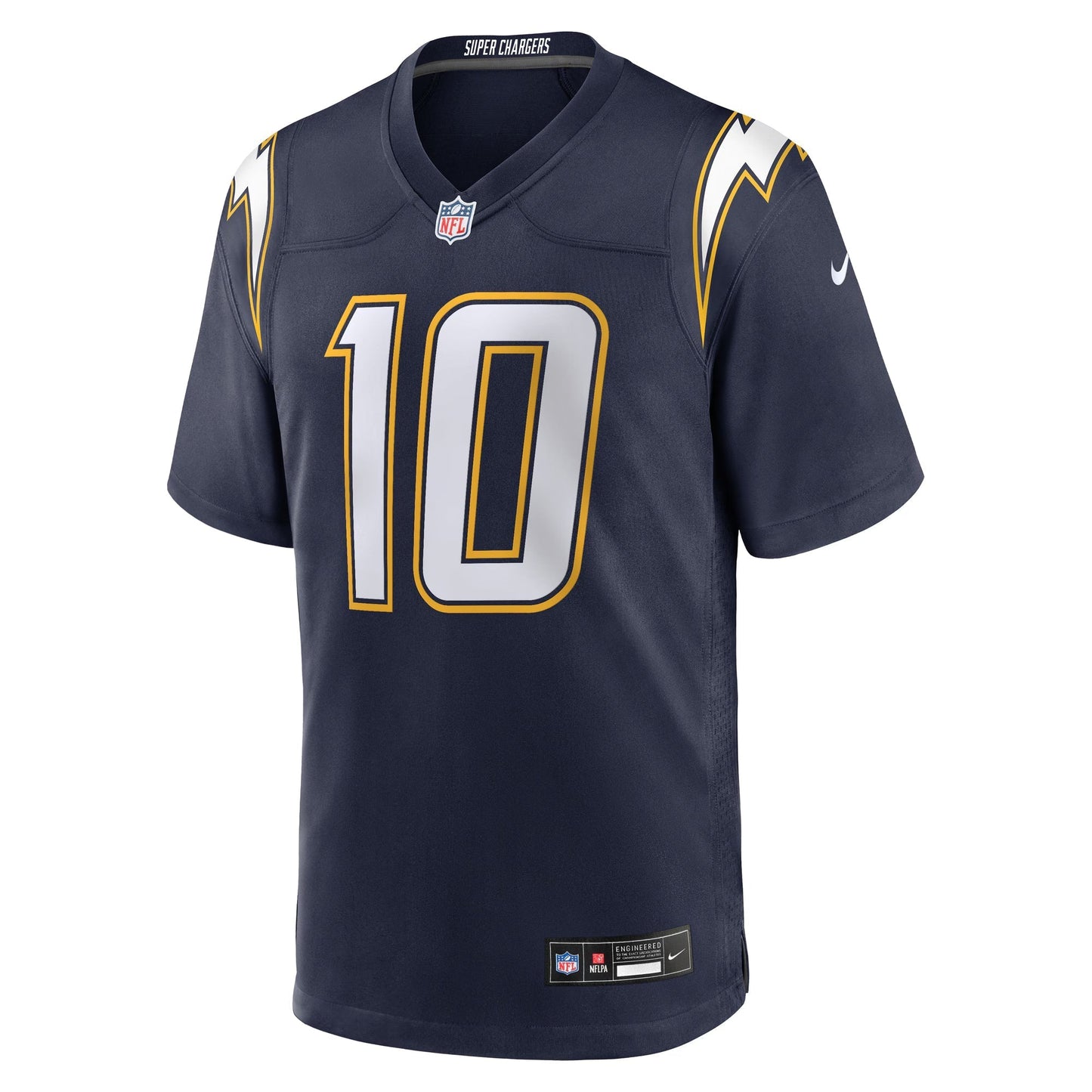 Los Angeles Chargers Justin Herbert Navy Alternate Super Chargers Game Player Jersey