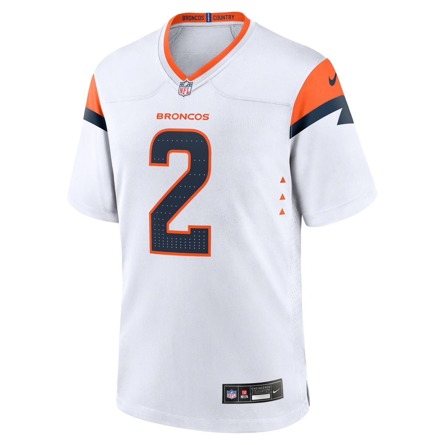 Denver Broncos Patrick Surtain II White Mile High Collection Game Jersey