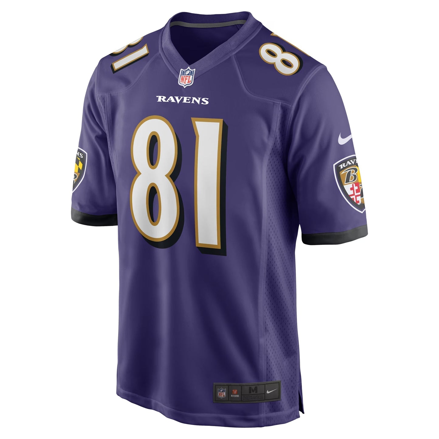 Baltimore Ravens Devontez Walker Purple Team Game Jersey