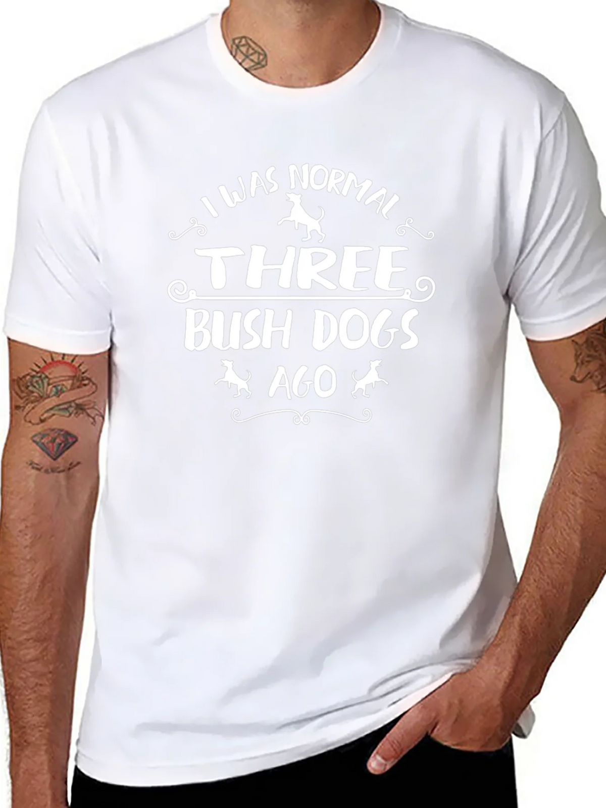 Funny Bush Dogs T-Shirt - Dog Lover Tee