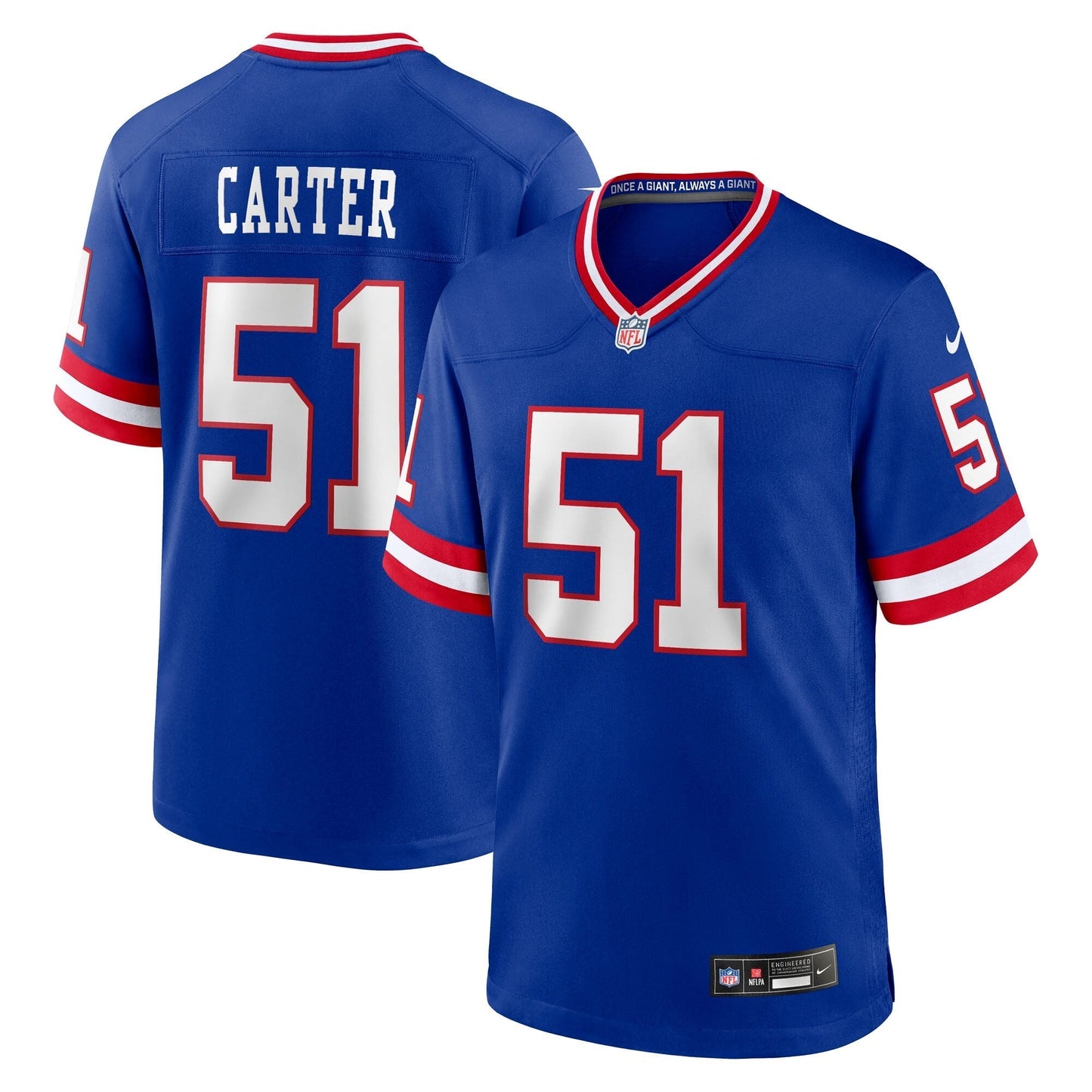 New York Giants Abdul Carter Royal First Round Pick 2nd Alternate Game Jersey