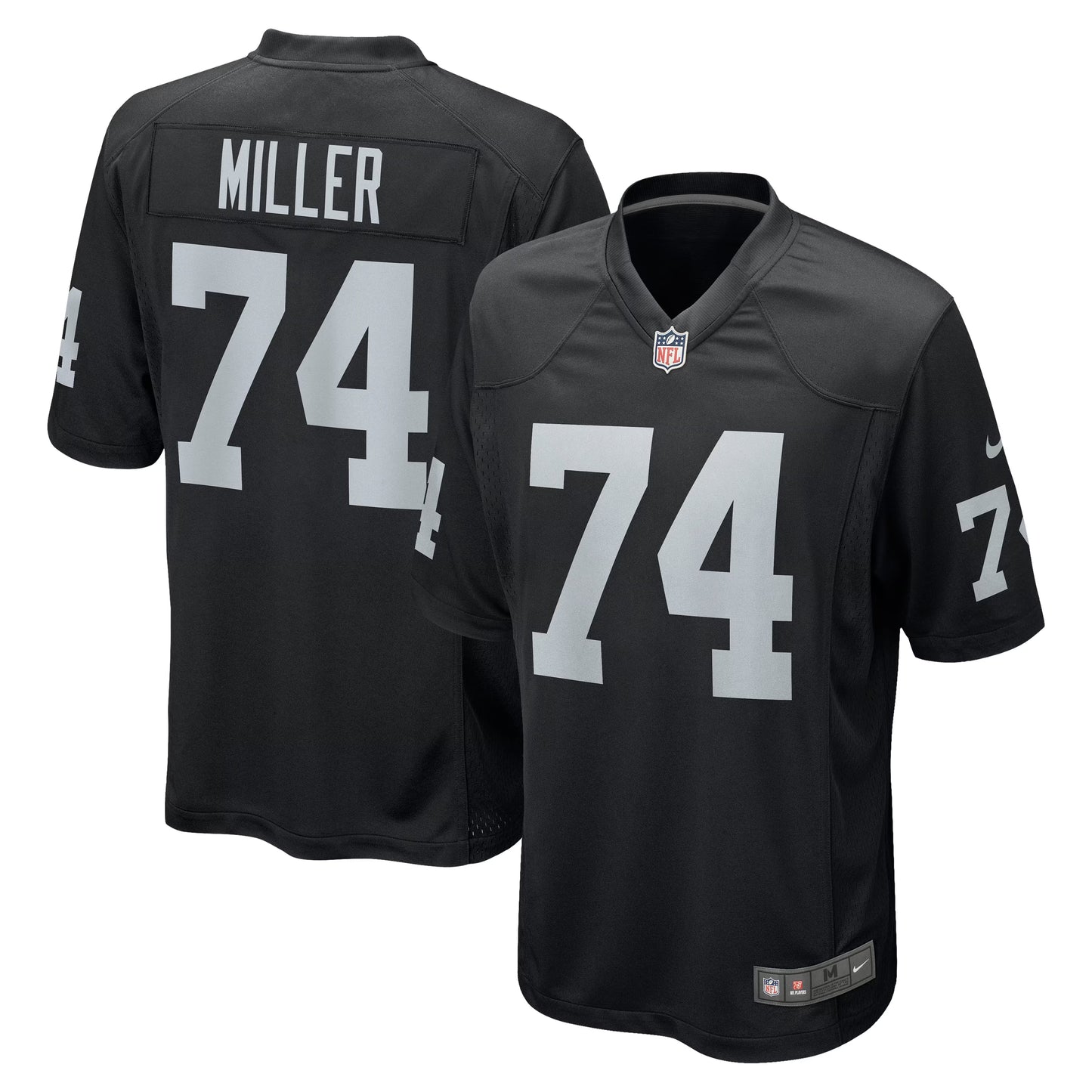 Las Vegas Raiders Kolton Miller Black Game Jersey