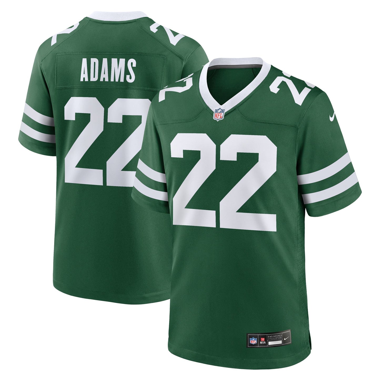 New York Jets Tony Adams Legacy Green Team Game Jersey