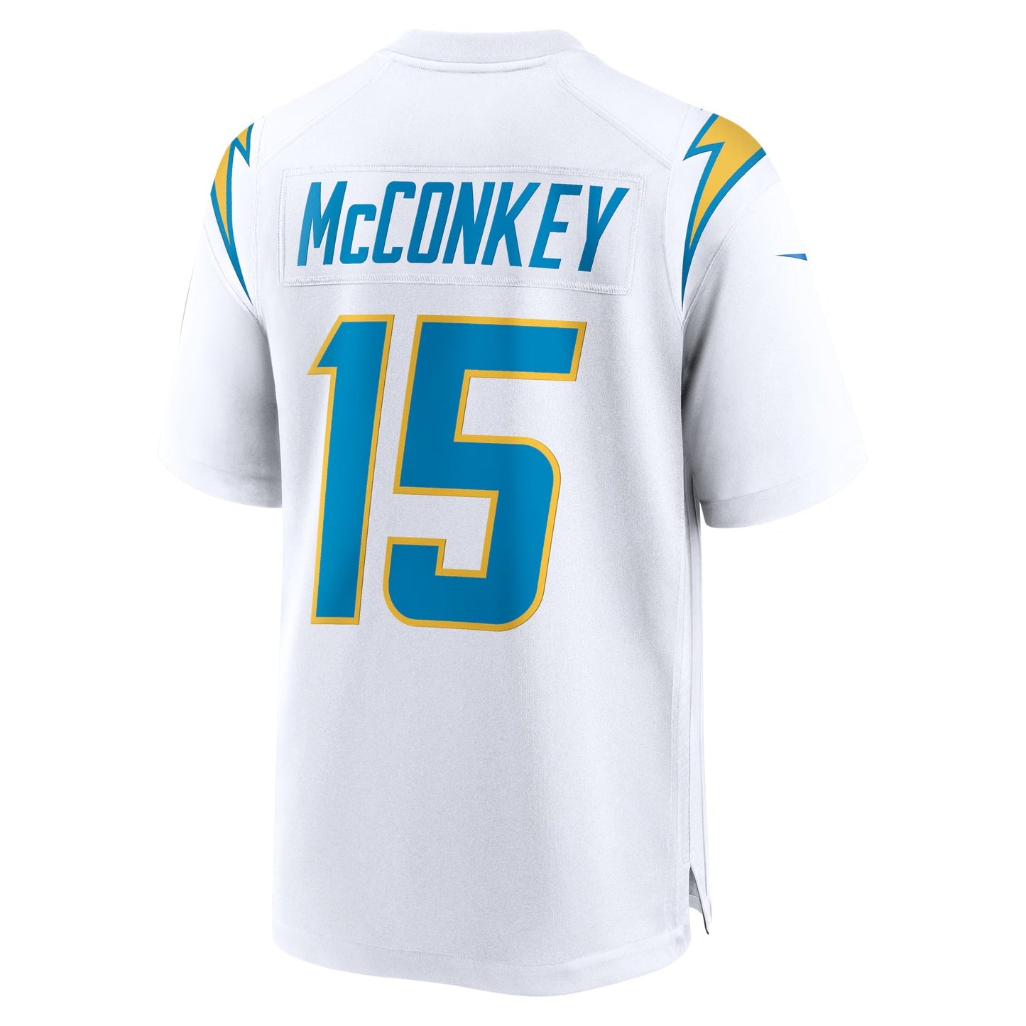 Los Angeles Chargers Ladd McConkey White Game Jersey