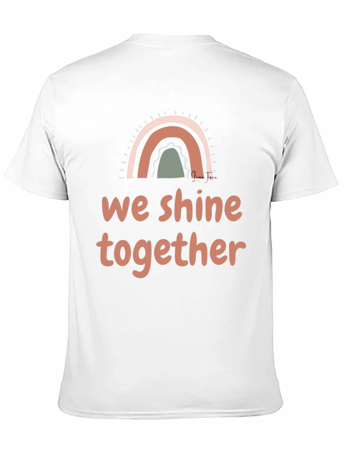 We Shine Together Graphic Tee - Positive Vibes Shirt